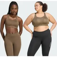 Adidas adidasSujetador de entrenamiento para alto impacto Optime 3X (C-D) Khaki Six Mujer