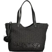 Valentino para mujer. VBS7GG01PAG Bolso Shopper negro (OSFA), Casual, Poliuretano, outlet 2026.