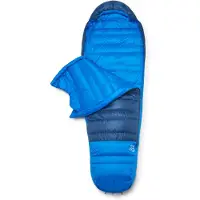 Rab - Ascent -12C / 10F - Saco de dormir de plumas size X Long Wide - Body Size: 200 cm, azul