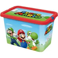 Tinisu Caja de almacenamiento Super Mario, tipo caja para guardar objetos - 7 litros