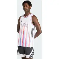 Adidas adidasCamiseta segunda equipación Paris Basketball M White Hombre