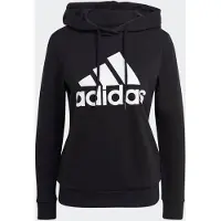 Adidas adidasSudadera con capucha Essentials Relaxed Logo S Black / White Mujer