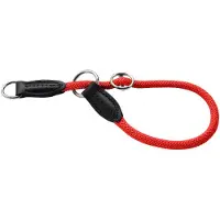 Hunter - T-Collar Freestyle - Collares para perro size Halsumfang max. 35 cm - Ø 8 mm, rojo