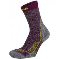Lowa - Socken Kids - Calcetines multifuncionales size 29/30, morado/gris