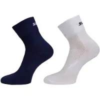 Swix - Active Sock 2-Pack - Calcetines de running size 43-45, gris/azul