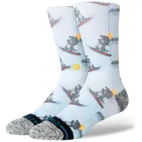 Stance - Later Gator Crew - Calcetines multifuncionales size 43-47, gris