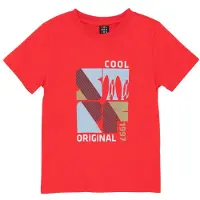 Color Kids - Kid's T-Shirt with Print S/S 742675 - Camiseta de manga corta size 92, rojo