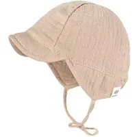 Maximo - Baby's Schildmütze m. Ohrenschutz - Gorra size 45 cm, beige