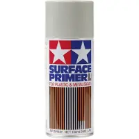 Tamiya Imprimación en aerosol, color gris, 180 ml, código de producto 300087042