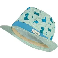 Sterntaler - Kids' Straw Hat - Dinosaur - Sombrero size 53 cm, verde