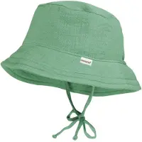 Maximo - Kid's Mini Hut Band Musselin Futter - Sombrero size 45 cm, turquesa