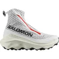 Salomon - Zapatillas de trail - S/Lab Ultra White / Fiery Red / Vanilla Ice - Talla 44 2/3 - Rojo