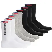 FC Barcelona Calcetines gris moteado / negro / blanco