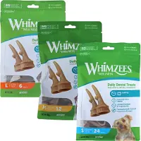 Whimzees Antler Dental Treats - L - 6 unidades