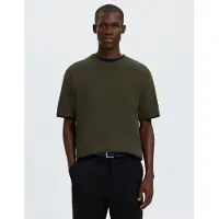 Selected Camiseta 'SLHTorino' verde oscuro