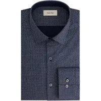 Calvin Klein Slim Essential Poplin Shirt Navy Talla: 41 | Camisas de Trabajo Outlet | Hombre | Azul