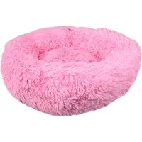Flamingo Cama para perro , modelo Krems, redonda, color rosa