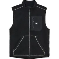 Quiksilver - Marcas - Clean Coast Fleece Gilet Black - Talla S - Negro