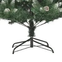 vidaXL Árbol de Navidad artificial, color verde, 150 cm