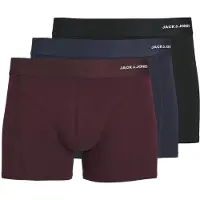 Jack & Jones Calzoncillo boxer navy / burdeos / negro / blanco