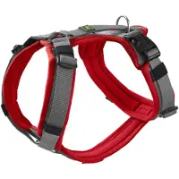 Hunter - Maldon Up - Arnés para perro size S/M, rojo/gris