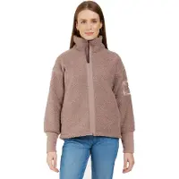 Didriksons - Women's Mella Full-Zip 3 - Forro polar size 40, marrón