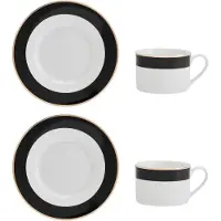 MIKASA Juego De Tazas Luxe Deco 200ml 2 Unidades