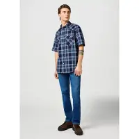 Wrangler Larston Dandelion Summer Denim Blue Jeans Talla: W38L34 | Vaqueros Rectos Outlet | Hombre | Azul