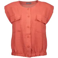 Geisha Blouse With Pockets Burned Orange Talla: XL | Blusas Outlet | Mujer | Blanco
