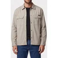 Calvin Klein Long Sleeve Utility Relaxed Overshirt Forest Fog Talla: L | Manga Larga Outlet | Hombre