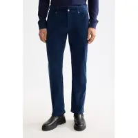 Scotch & Soda The Zee Straight Jeans In Coloured Corduroy Insignia Blue Talla: W30L34 | Vaqueros Holgados Outlet | Hombre | Azul