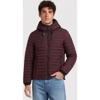 No-excess Jacket Hooded Short Fit Padded Aubergine Talla: XXL | Chaquetas de Invierno Outlet | Hombre