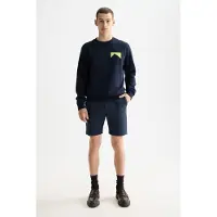 Scotch & Soda Front + Back Artwork Sweatshirt Sky Captain Talla: XXL | Jerséis Outlet | Hombre