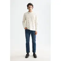 Scotch & Soda 750 Years Celebration Relaxed Fit Allover Printed Tee Let It Talla: L | Manga Larga Outlet | Hombre