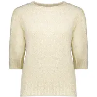 Geisha Pullover Lurex Off-white/gold Talla: M | Sudaderas con Capucha Outlet | Mujer | Blanco
