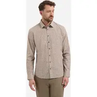 No-excess Shirt Stretch Allover Printed Red Wine Talla: L | Camisas Casuales Outlet | Hombre | Rojo