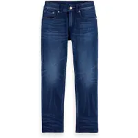Scotch & Soda Boys The Dean Loose-tapered Jeans—abstract Blue Abstract Blu Talla: 6 | Vaqueros Outlet | Unisex | Azul