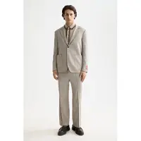 Scotch & Soda Unconstructed Melange Jersey Relaxed Fit Blazer Plaza Taupe Talla: XL | Blazers Outlet | Hombre | Negro