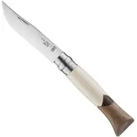 Opinel No. 09 Cime Luxury Range 003103, navaja de acero inoxidable y madera