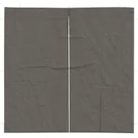 vidaXL - Panel lateral para carpa de fiesta, 2 unidades, 200 x 195 cm, color antracita, material: polietileno y acero