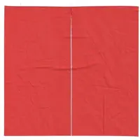vidaXL : 2 paneles laterales para carpa de fiesta, 2 unidades, 200 x 195 cm, color rojo, fabricados en polietileno (PE) y acero