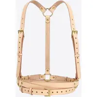 Haute Cuir Cinturón 'Double Belt Harness' piel