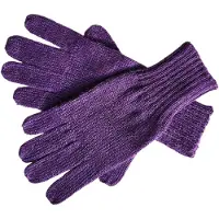 Posh Gear Guantes con dedos 'Guantino' lila oscuro