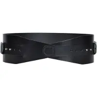 Haute Cuir Cinturón 'Calliopes Wide Belt' negro