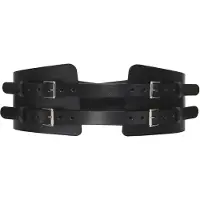 Haute Cuir Cinturón 'Maia Corset' negro