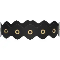 Haute Cuir Cinturón 'Lume' negro