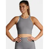 Nordicdots Top deportivo 'Rib' gris