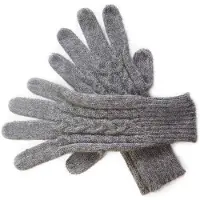 Posh Gear Guantes con dedos 'Guantibrada' gris oscuro