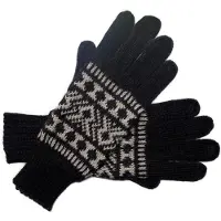 Posh Gear Guantes con dedos 'Guantofigura' negro