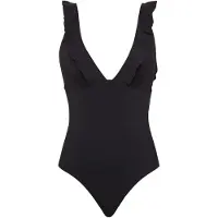 SEA LEVEL Traje de baño 'Frill Essentials' negro